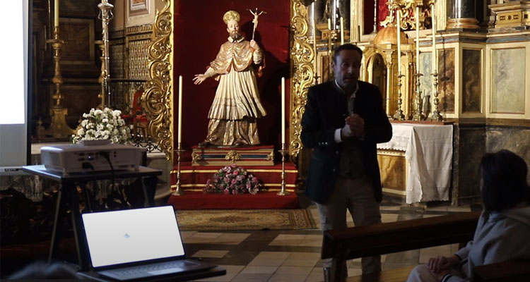 Honorio Aguilar imparte una masterclass sobre el conjunto conventual de San Alberto, Sevilla